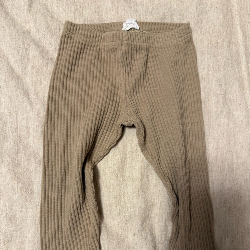 Jamie Kay Ribbed Tan Leggings